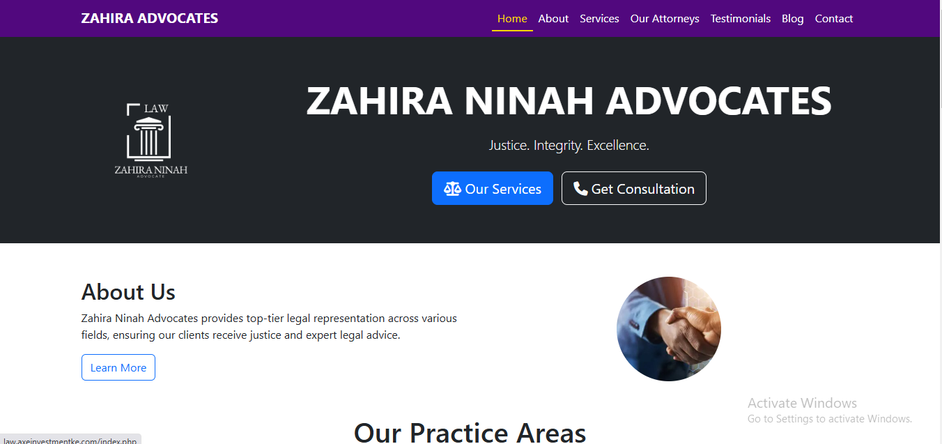 Professional Law Firm Website